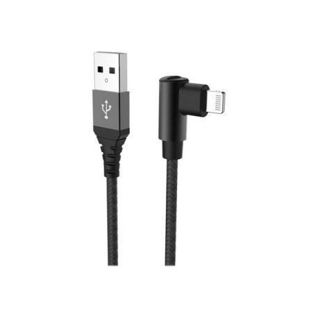 Celly - Cavo Lightning - USB maschio a Lightning maschio - 1 m - nero - per Apple iPad/iPhone/iPod (Lightning)