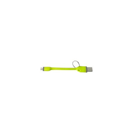 Celly - Cavo USB - Micro-USB Tipo B (M) a USB (M) - USB 2.0 - 2.4 A - 12 cm - verde