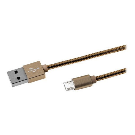 Celly - Cavo USB - Micro-USB Tipo B (M) a USB (M) - USB 2.0 - 2.4 A - oro