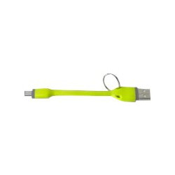 Celly - Cavo USB - USB-C (M) a USB (M) - USB 2.0 - 3 A - 12 cm - verde