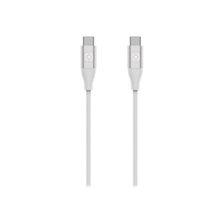 Celly - Cavo USB - USB-C (M) a USB-C (M) - 1.5 m - USB Power Delivery (3A, 60W) - bianco