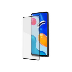 Celly - Protezione per schermo per telefono cellulare - vetro integrale - vetro - colore telaio nero - per Samsung Galaxy A03, 