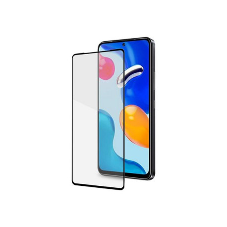 Celly - Protezione per schermo per telefono cellulare - vetro integrale - vetro - colore telaio nero - per Samsung Galaxy A03, 