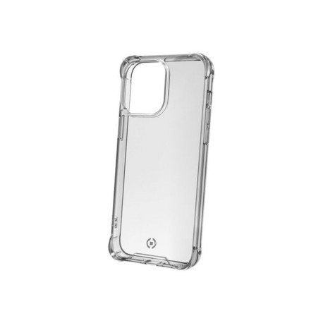 Celly Armor - Cover per cellulare - policarbonato, TPU (poliuretano termoplastico) - bianco, trasparente - per Apple iPhone 14 