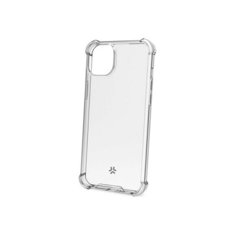 Celly Armor - Cover per cellulare - policarbonato, TPU (poliuretano termoplastico) - trasparente - per Apple iPhone 15