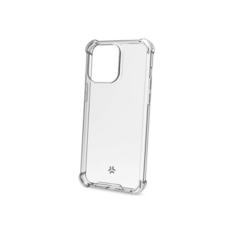 Celly Armor - Cover per cellulare - policarbonato, TPU (poliuretano termoplastico) - trasparente - per Apple iPhone 15 Pro