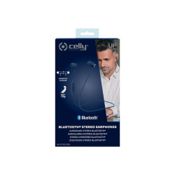 Celly Bh Stereo 2 - Auricolari con microfono - in-ear - Bluetooth - senza fili - blu