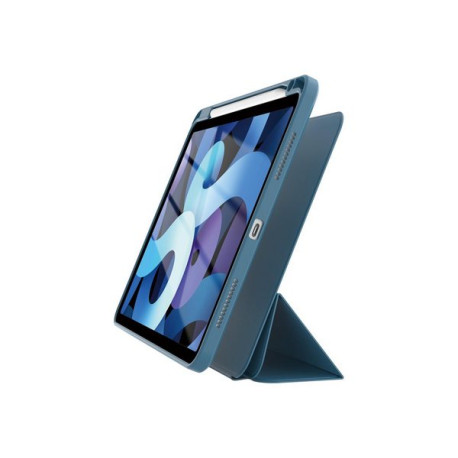 Celly BOOKMAG - Flip cover per tablet - staccabile, magnetica - poliuretano - blu - per Apple 10.9-inch iPad (10^ generazione)