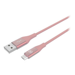 Celly Cablemag - Cavo USB - Micro-USB Tipo B (M) a USB (M) - 2.4 A - 1 m - rosa