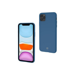 Celly CANDY - Cover per cellulare - silicone soft touch - blu - per Apple iPhone 11 Pro