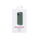 Celly Cromo - Cover per cellulare - TPU (poliuretano termoplastico), rivestimento in silicone - verde - per Apple iPhone 12 Pro