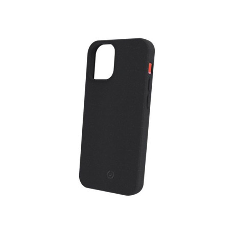 Celly Earth - Cover per cellulare - Materiale vegetale biodegradabile al 100% - nero - 5.4" - per Apple iPhone 12 mini