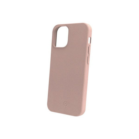 Celly Earth - Cover per cellulare - Materiale vegetale biodegradabile al 100% - rosa - 5.4" - per Apple iPhone 12 mini