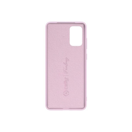 Celly FEELING - Cover per cellulare - silicone - rosa - per Samsung Galaxy S20+, S20+ 5G