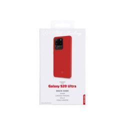 Celly FEELING - Cover per cellulare - silicone - rosso - per Samsung Galaxy S20 Ultra, S20 Ultra 5G