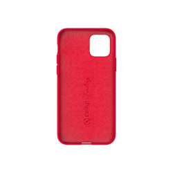 Celly FEELING FEELING1000RD - Cover per cellulare - silicone liquido - rosso - per Apple iPhone 11 Pro