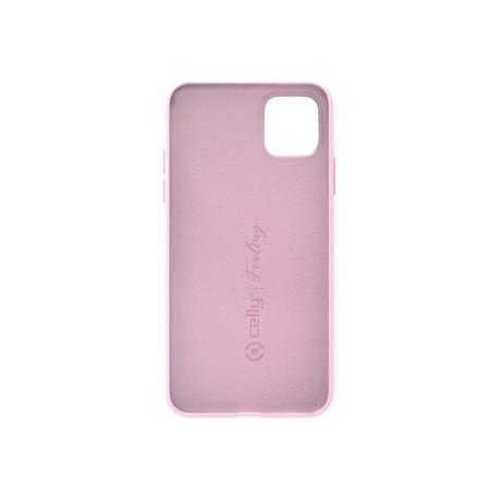 Celly FEELING FEELING1001PK - Cover per cellulare - silicone liquido - rosa - per Apple iPhone 11