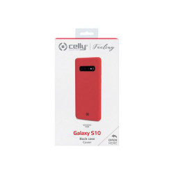 Celly FEELING FEELING890RD - Cover per cellulare - silicone liquido - rosso - per Samsung Galaxy S10