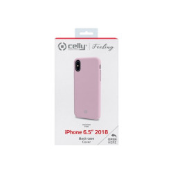 Celly FEELING FEELING999PK - Cover per cellulare - silicone liquido - rosa - per Apple iPhone XS Max