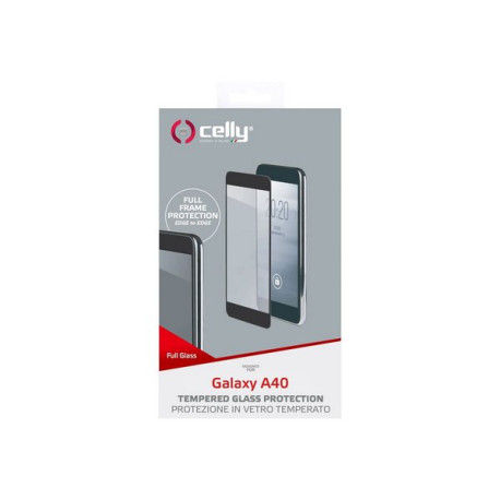 Celly FULLGLASS833BK - Protezione per schermo per telefono cellulare - vetro - per Samsung Galaxy A40