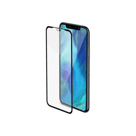 Celly FULLGLASS999BK - Protezione per schermo per telefono cellulare - vetro - colore telaio nero - per Apple iPhone XS Max