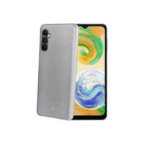 Celly Gelskin - Cover per cellulare - gomma morbida, TPU (poliuretano termoplastico) - trasparente - per Samsung Galaxy A04s, A