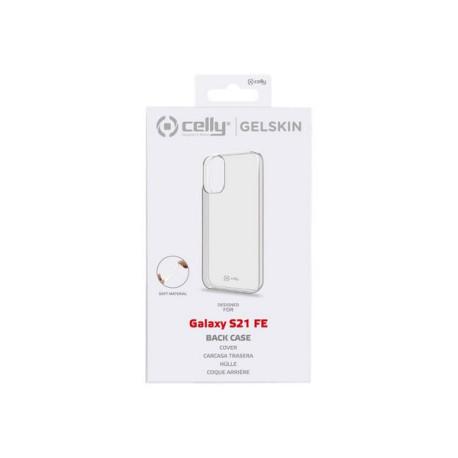 Celly Gelskin - Cover per cellulare - TPU (poliuretano termoplastico) - per Samsung Galaxy S21 FE 5G