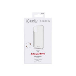 Celly Gelskin - Cover per cellulare - TPU (poliuretano termoplastico) - trasparente - per Samsung Galaxy A12