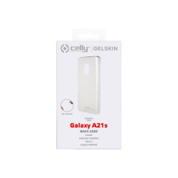 Celly Gelskin GELSKIN920 - Cover per cellulare - TPU (poliuretano termoplastico) - trasparente - per Samsung Galaxy A21s