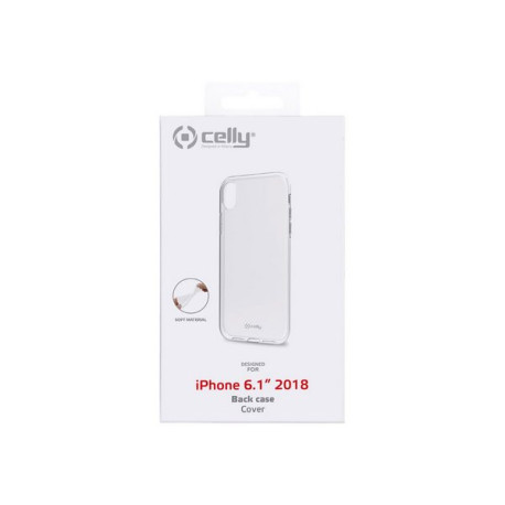 Celly Gelskin GELSKIN998 - Cover per cellulare - TPU (poliuretano termoplastico) - per Apple iPhone XR