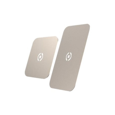 Celly GHOSTPLATEGD - Kit piastra adesiva per telefono cellulare, supporto