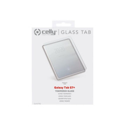 Celly GLASS TAB - Protezione per schermo per tablet - vetro - per Samsung Galaxy Tab S7+