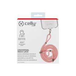 Celly LACETUNI - Bretella per collo per telefono cellulare - universale - rosa