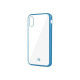 Celly Laser Matt - Cover per cellulare - TPU (poliuretano termoplastico) - blu, trasparente - 6.5" - per Apple iPhone XS Max