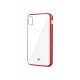 Celly Laser Matt - Cover per cellulare - TPU (poliuretano termoplastico) - rosso, trasparente - 6.1" - per Apple iPhone XR