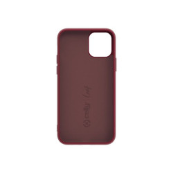 Celly LEAF LEAF1000RD - Cover per cellulare - silicone - rosso - per Apple iPhone 11 Pro