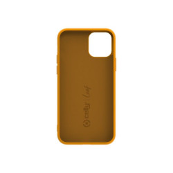 Celly LEAF LEAF1000YL - Cover per cellulare - silicone, TPU (poliuretano termoplastico) - giallo - per Apple iPhone 11 Pro