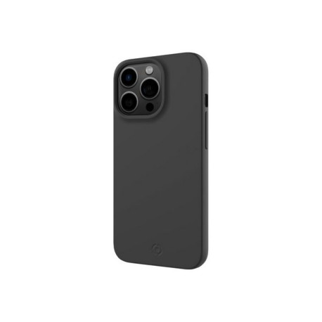 Celly PLANET - Cover per cellulare - poliuretano termoplastico (TPU) riciclato al 100% - nero - per Apple iPhone 13 Pro