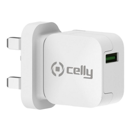 Celly ProPower - Alimentatore - 2.4 A - Turbo Charge (USB) - bianco - Regno Unito