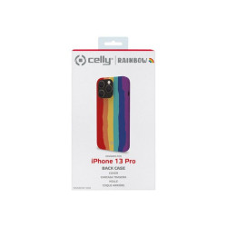 Celly Rainbow - Cover per cellulare - silicone - per Apple iPhone 13 Pro