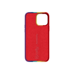 Celly Rainbow - Cover per cellulare - silicone - per Apple iPhone 13 Pro Max