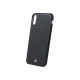 Celly Soft Matt Smart Care - Cover per cellulare - TPU (poliuretano termoplastico) - nero - per Apple iPhone X, XS