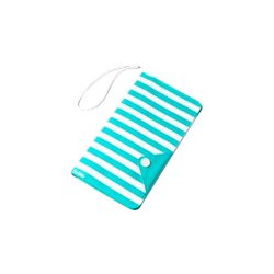 Celly SPLASHWALLETTF - Flip cover per cellulare - trasparente, turchese