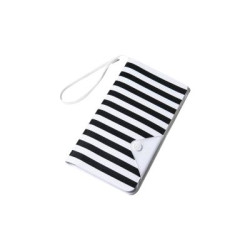 Celly SPLASHWALLETWH - Flip cover per cellulare - nero, bianco, trasparente