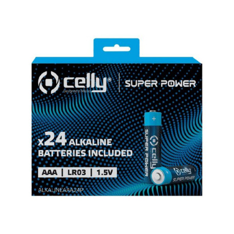 Celly Super Power ALKALINEAA24P - Batteria 24 x AA / LR6 - Alcalina - 2200 mAh