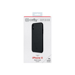 Celly SUPERIO SUPERIOR900BK - Cover per cellulare - similpelle - nero