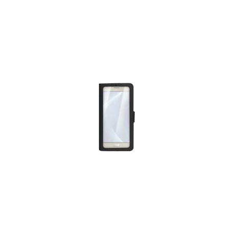 Celly Unicaview XL - Flip cover per cellulare - nero