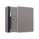 Celly UNIROTTAB11 - Flip cover per tablet - folio, girevole, universale - poliuretano - grigio - fino a 11"