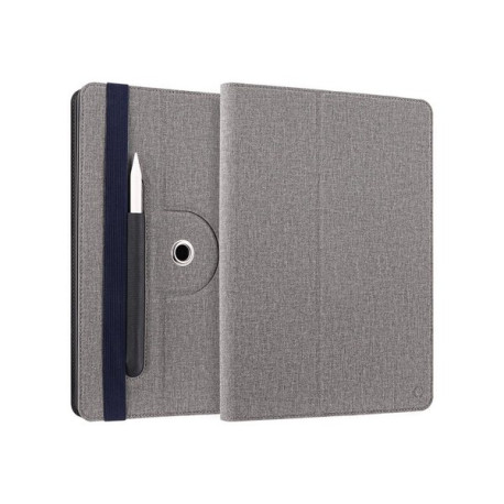 Celly UNIROTTAB11 - Flip cover per tablet - folio, girevole, universale - poliuretano - grigio - fino a 11"