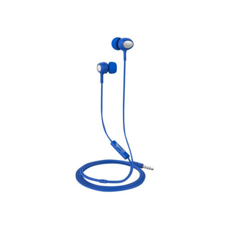 Celly UP500BL - Auricolari con microfono - in-ear - cablato - jack 3,5 mm - blu